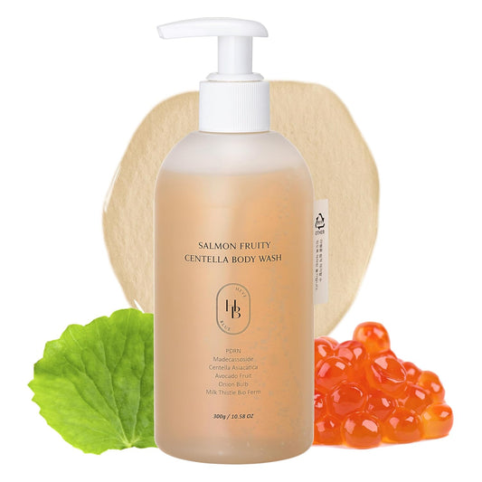 HEVEBLUE Salmon Fruity Centella Body Wash 300g