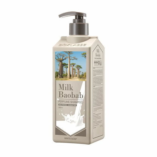 MILK BAOBAB Perfume Shampoo 500ml (White Soap)