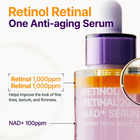PURITO Retinol Retinal 2000 NAD+ Serum 30ml