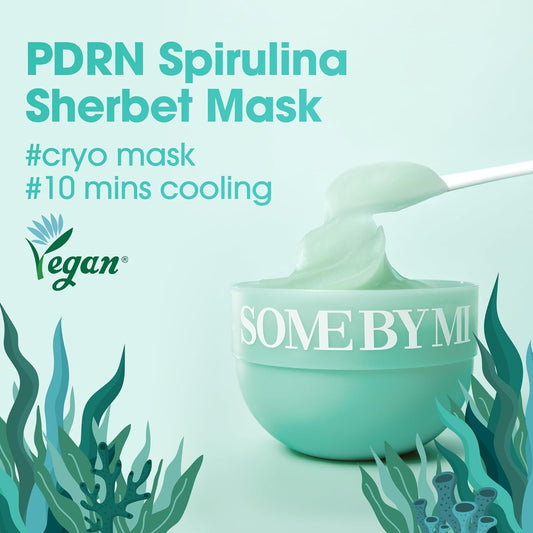 SOMEBYMI PDRN Spirulina Soothing Sherbet Mask