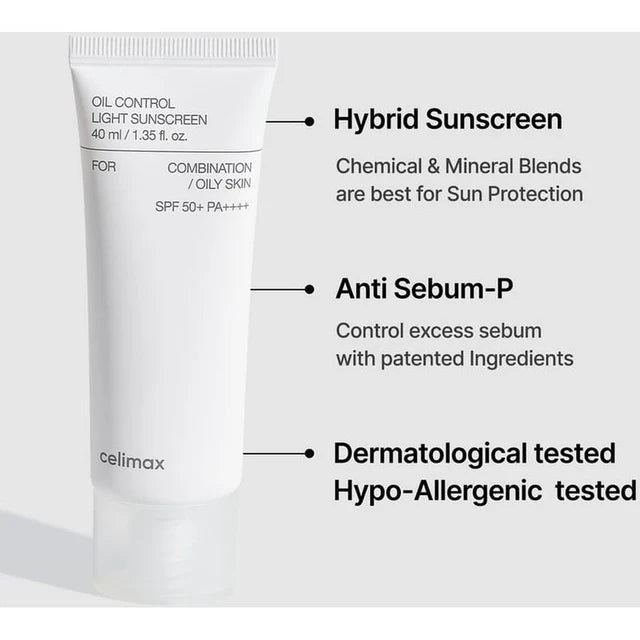 CELIMAX Oil Control Light Sunscreen 40ml