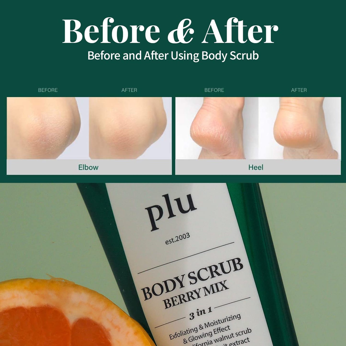 PLU Body Scrub 200g (4 Scents)
