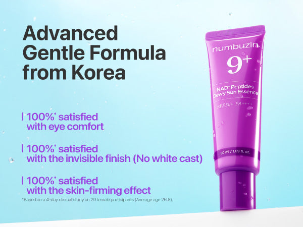 NUMBUZIN No.9 NAD+ 9 Peptides Dewy Sun Essence