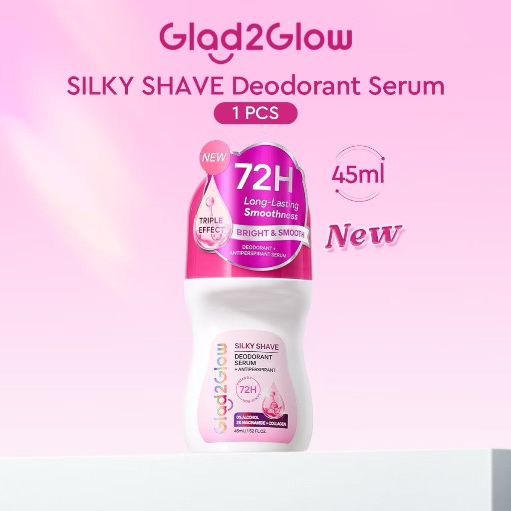 GLAD2GLOW Silky Shave Deodorant Serum 45ml
