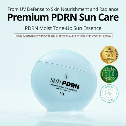 VT COSMETICS PDRN Moist Tone Up Sun Essence 50ml