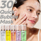 MENOKIN 30 Seconds Quick Bubble Mask 95ml (Bright / Repair / Clear / Moist)