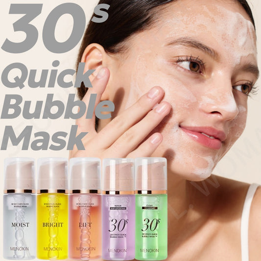 MENOKIN 30 Seconds Quick Bubble Mask 95ml (Bright / Repair / Clear / Moist)