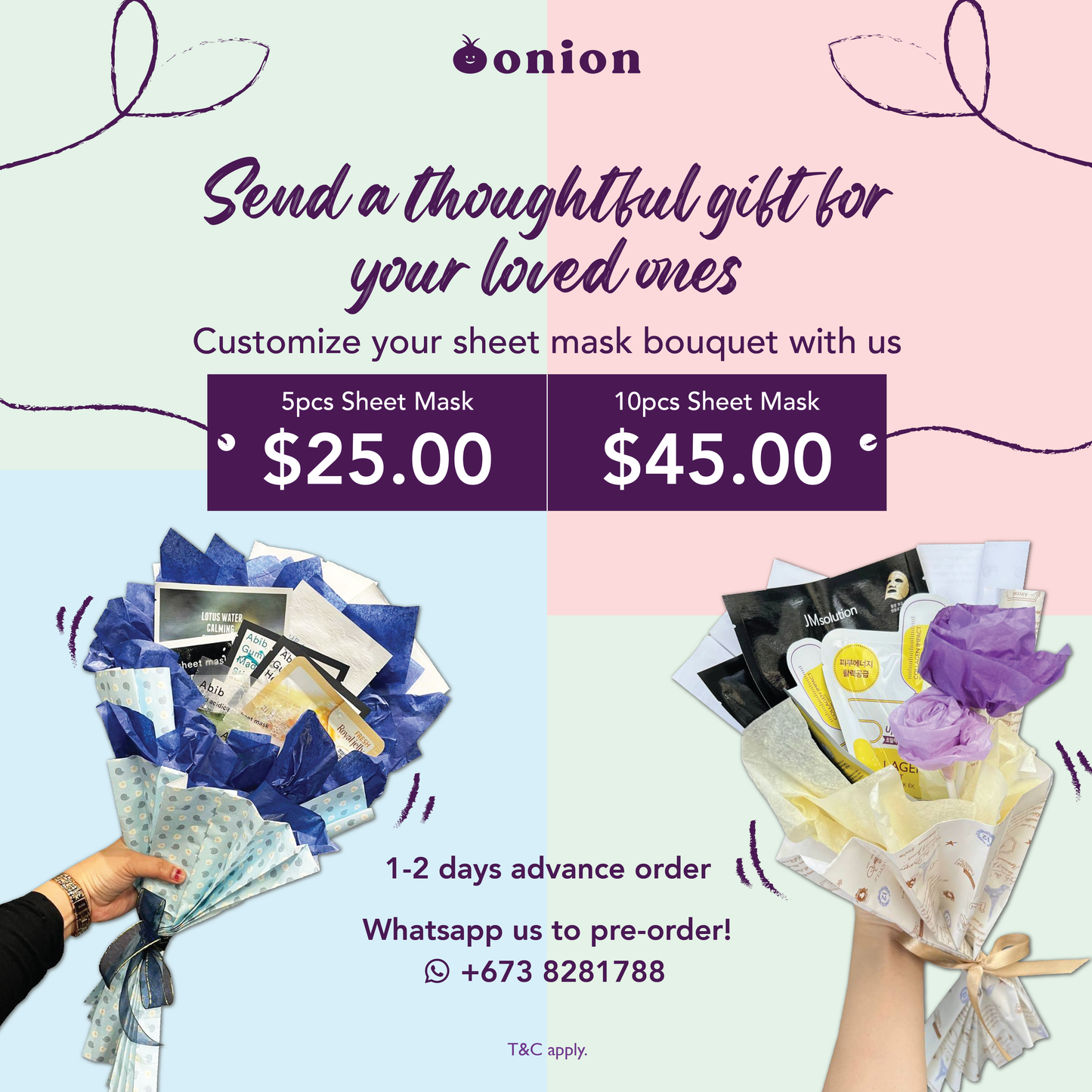 Sheet Mask Bouquet