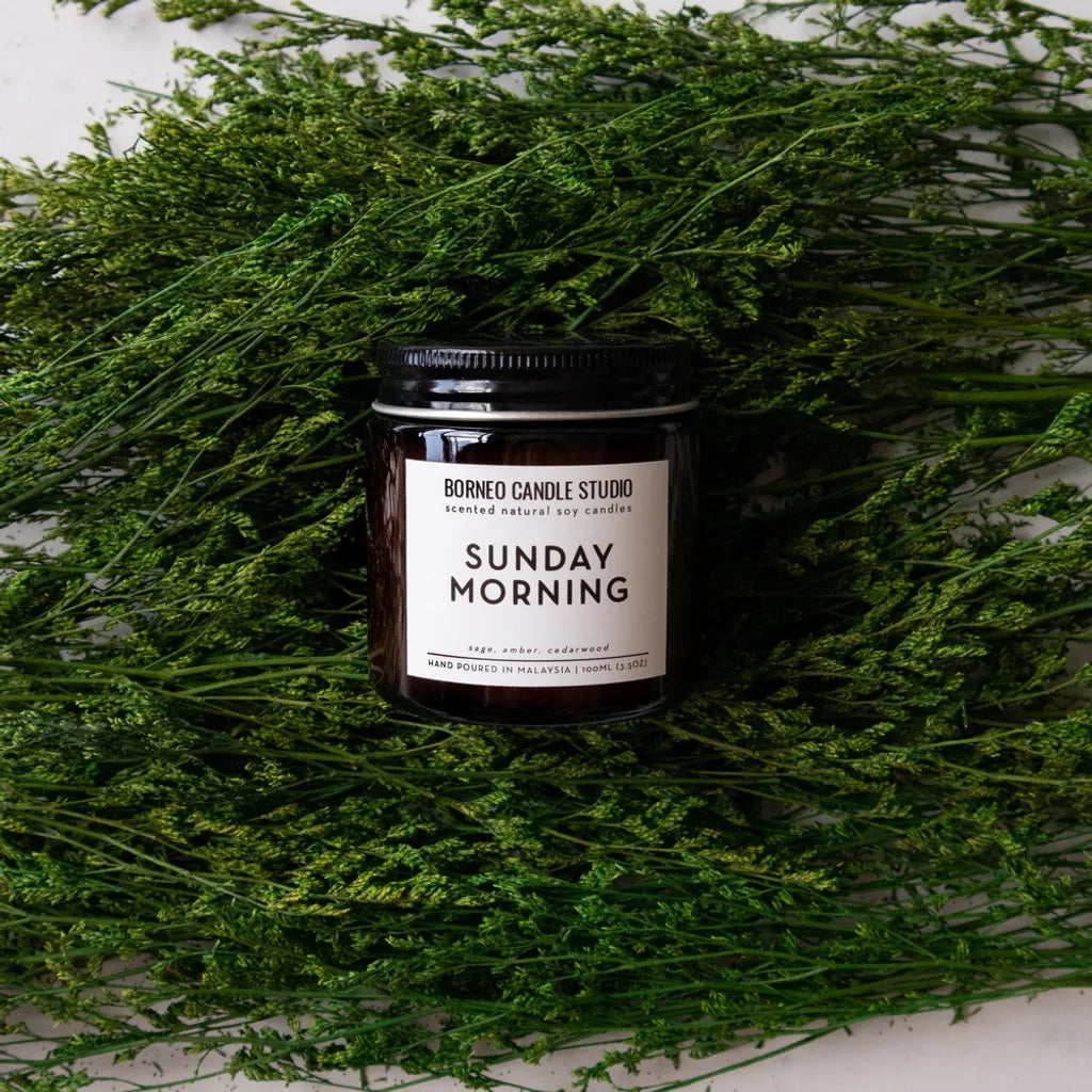 BORNEO CANDLE Sunday Morning Soy Candle