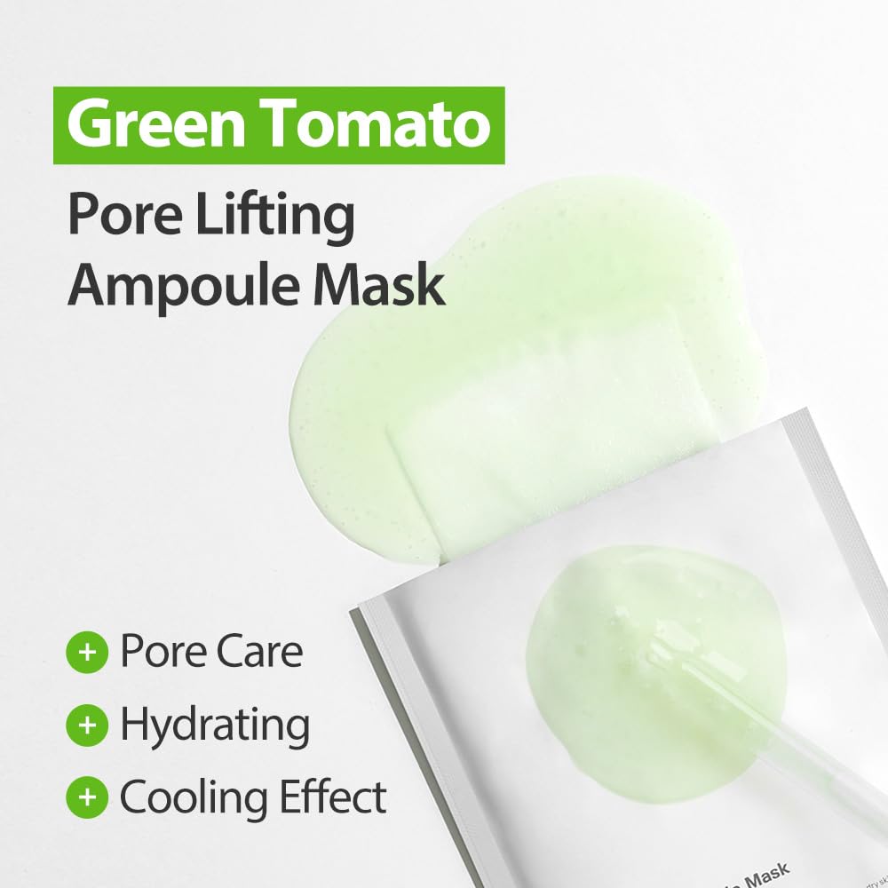 SUNGBOON EDITOR Green Tomato Pore Lifting Ampoule Mask 23g