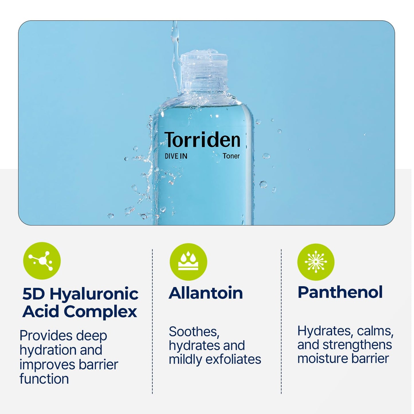 TORRIDEN Dive In Molecular Hyaluronic Acid Toner