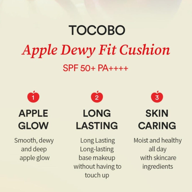 TOCOBO Apple Dewy Fit Cushion (2 Shades)