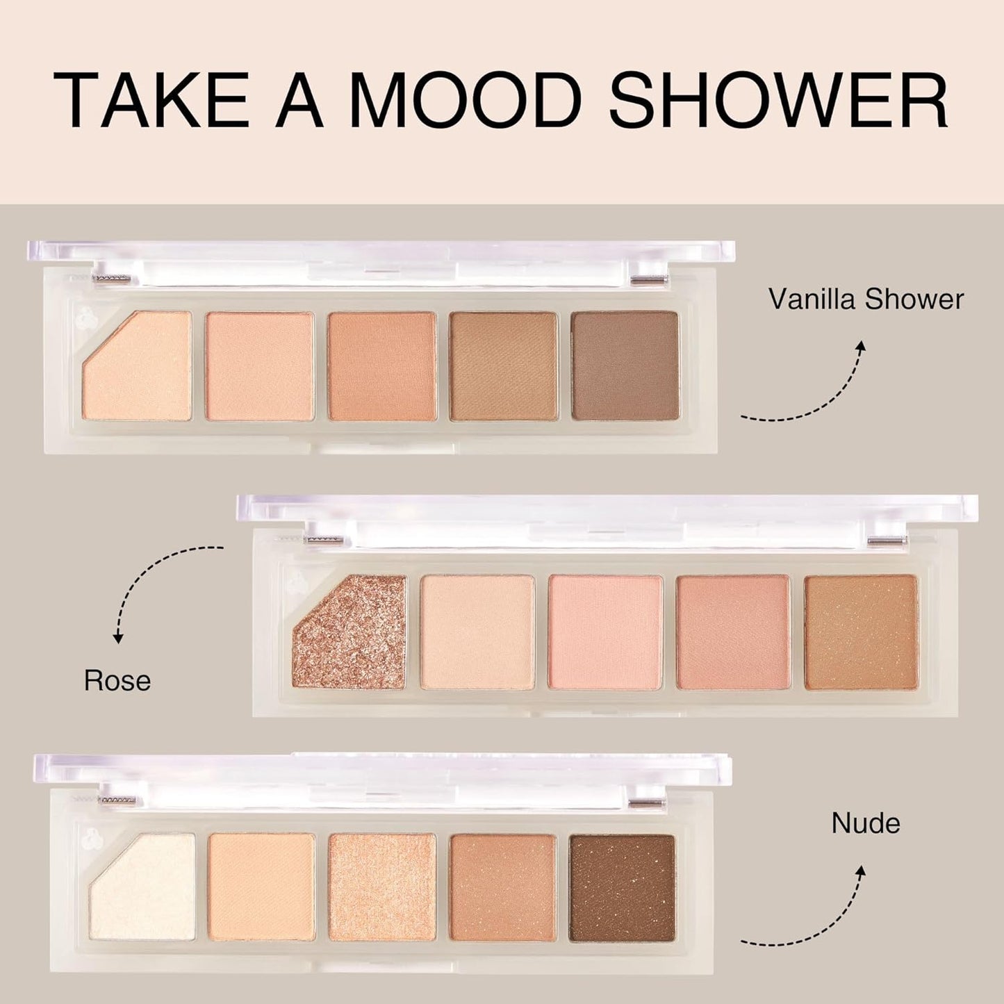 UNLEASHIA Mood Shower Eye Palette