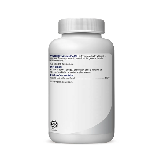 VITAHEALTH Vitamin E 400IU 100's