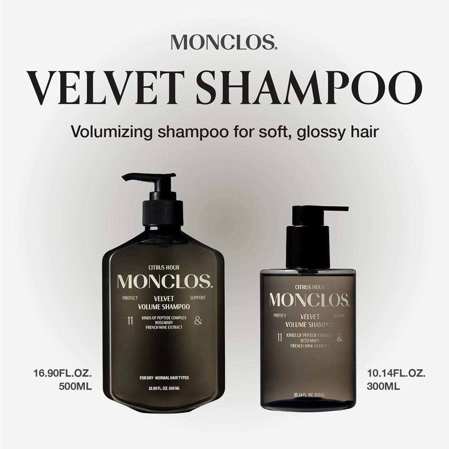 MONCLOS Velvet Volume Shampoo 300ml