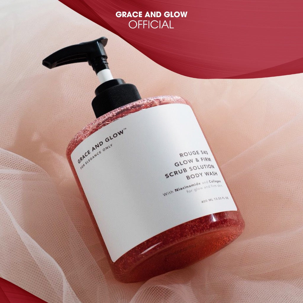 GRACE AND GLOW Rouge 540 Glow & Firm Scrub Solution Body Wash