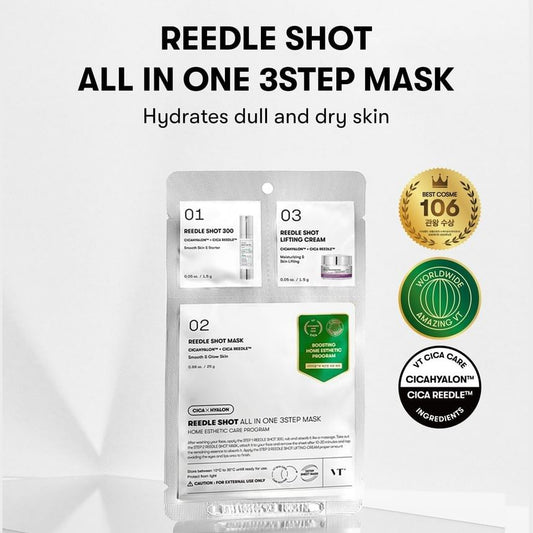 VT COSMETICS Reedle Shot Lifting 3 Step Mask