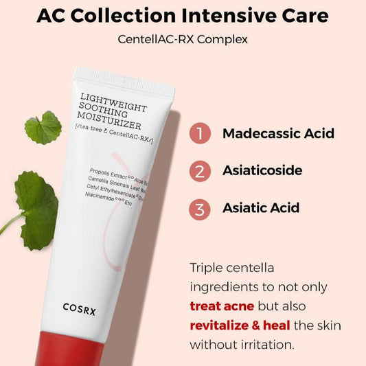 COSRX AC Collection Lightweight Soothing Moisturizer 80ml