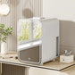 Mini Mirror White Refrigerator