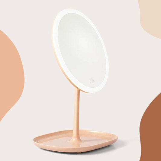 BLJ Milk Tea Beauty LED Mirror