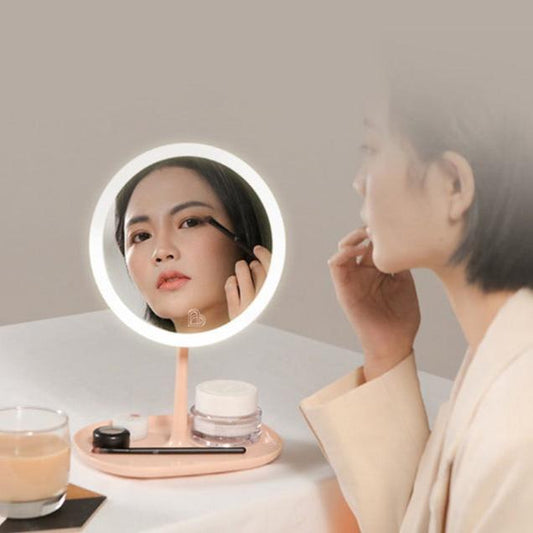 BLJ Milk Tea Beauty LED Mirror