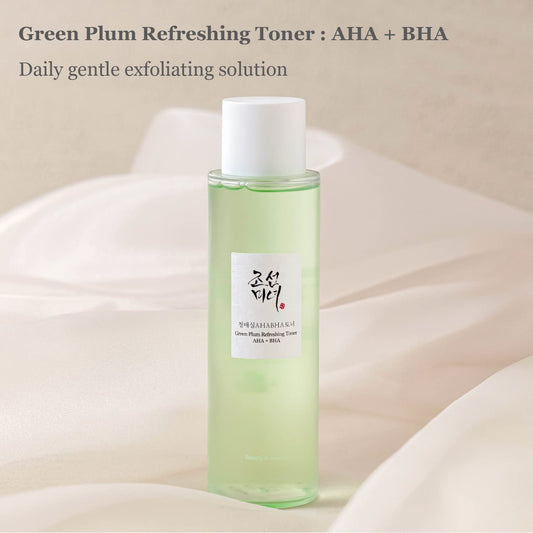 BEAUTY OF JOSEON Green Plum Refreshing Toner : AHA + BHA (150ml)