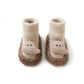 Brown 3D Fleece Baby Socks