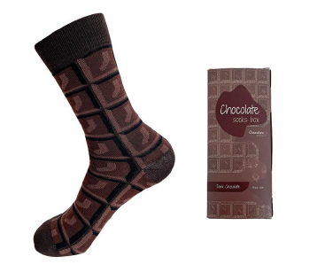 Dark Chocolate Bar Socks
