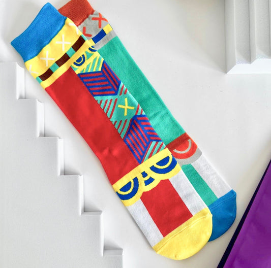 Bold Abstract Socks