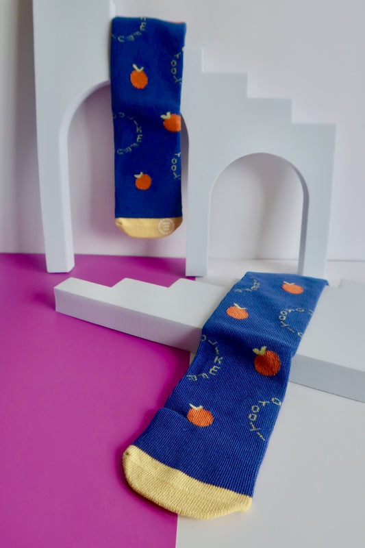 Design Babies- Blue Orange Socks