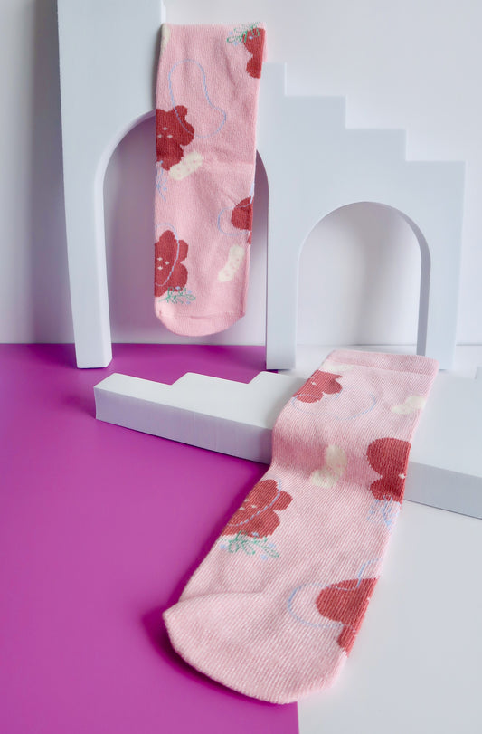Floral Abstract Babies Socks