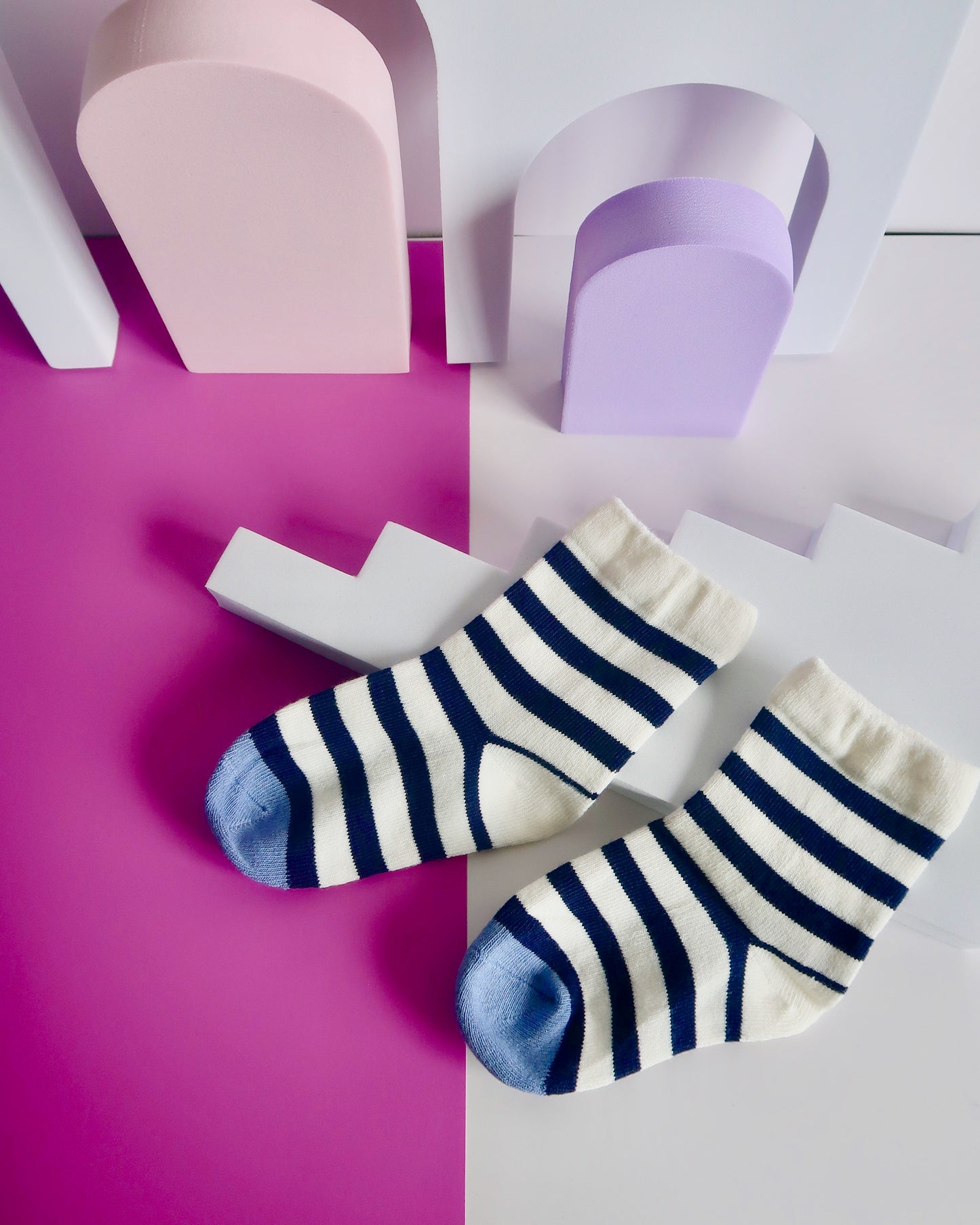 Blue Stripe Babies Socks
