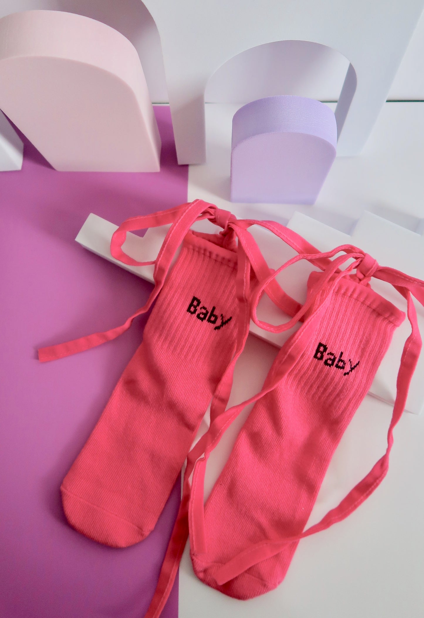 Bright Pink Babies Socks