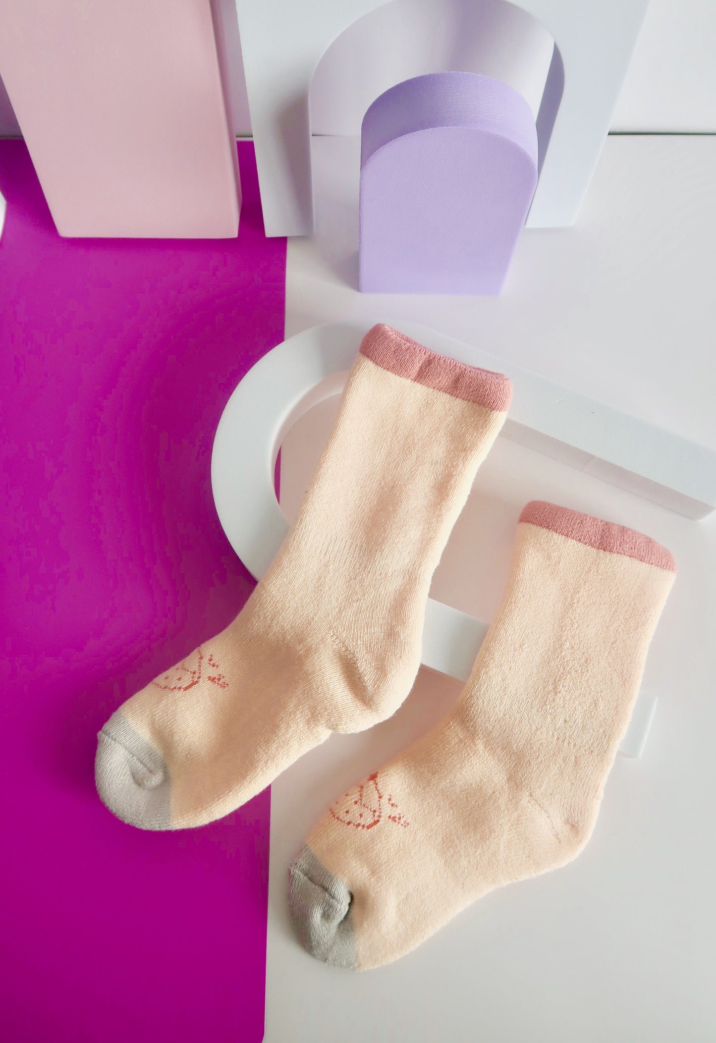 Peachy-Peach Babies Socks