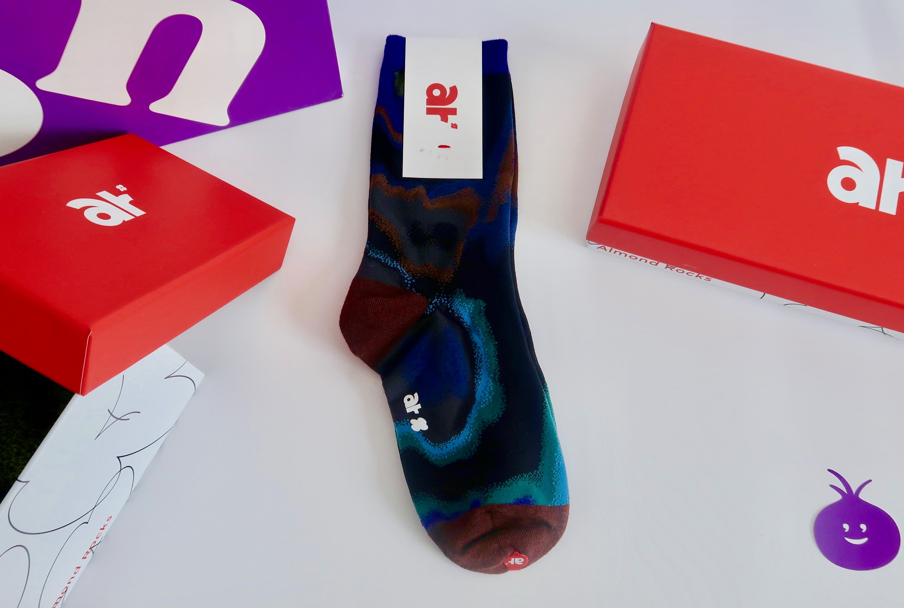 Aemond Rocks Almond Rocks Starry Night Sky Socks – onion