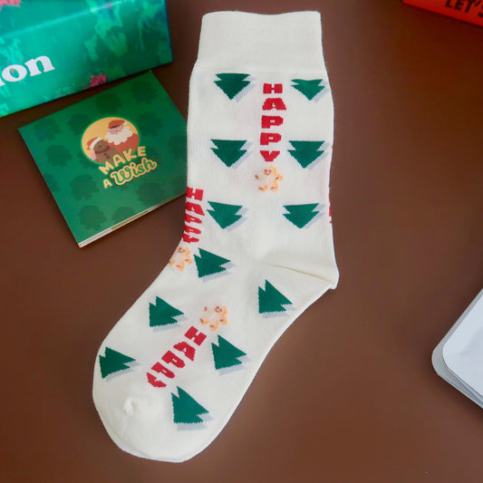 Happy, Happy Christmas Adult Socks