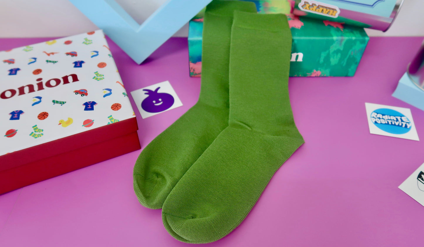 Jade Green Adult Socks