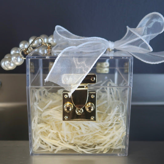 GIFT BOX - Mini Pearl Bag Acrylic Box
