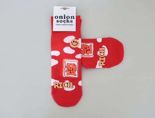 Rich Smiley Adult Socks