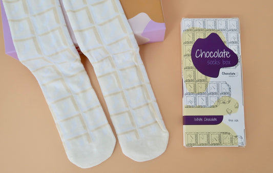 White Chocolate Bar Socks