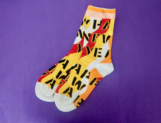 Happy New Year Adult Socks