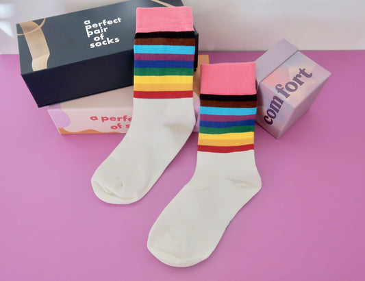 Rainbow Adult Socks