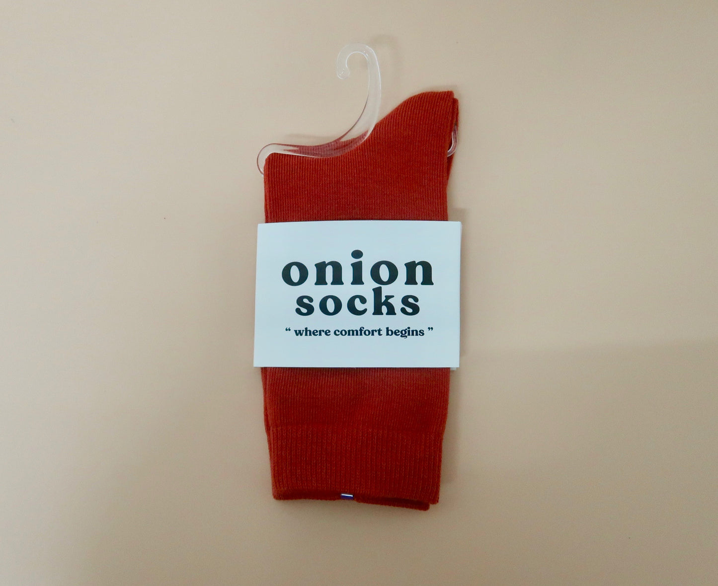 Crimson Red Adult Socks