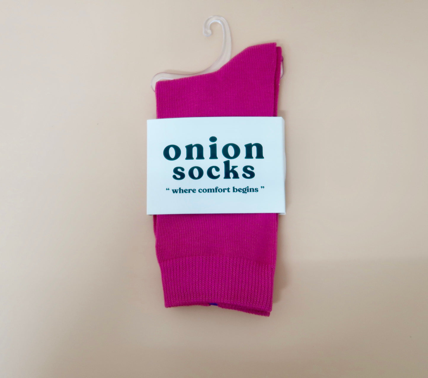 Magenta Pink Adult Socks