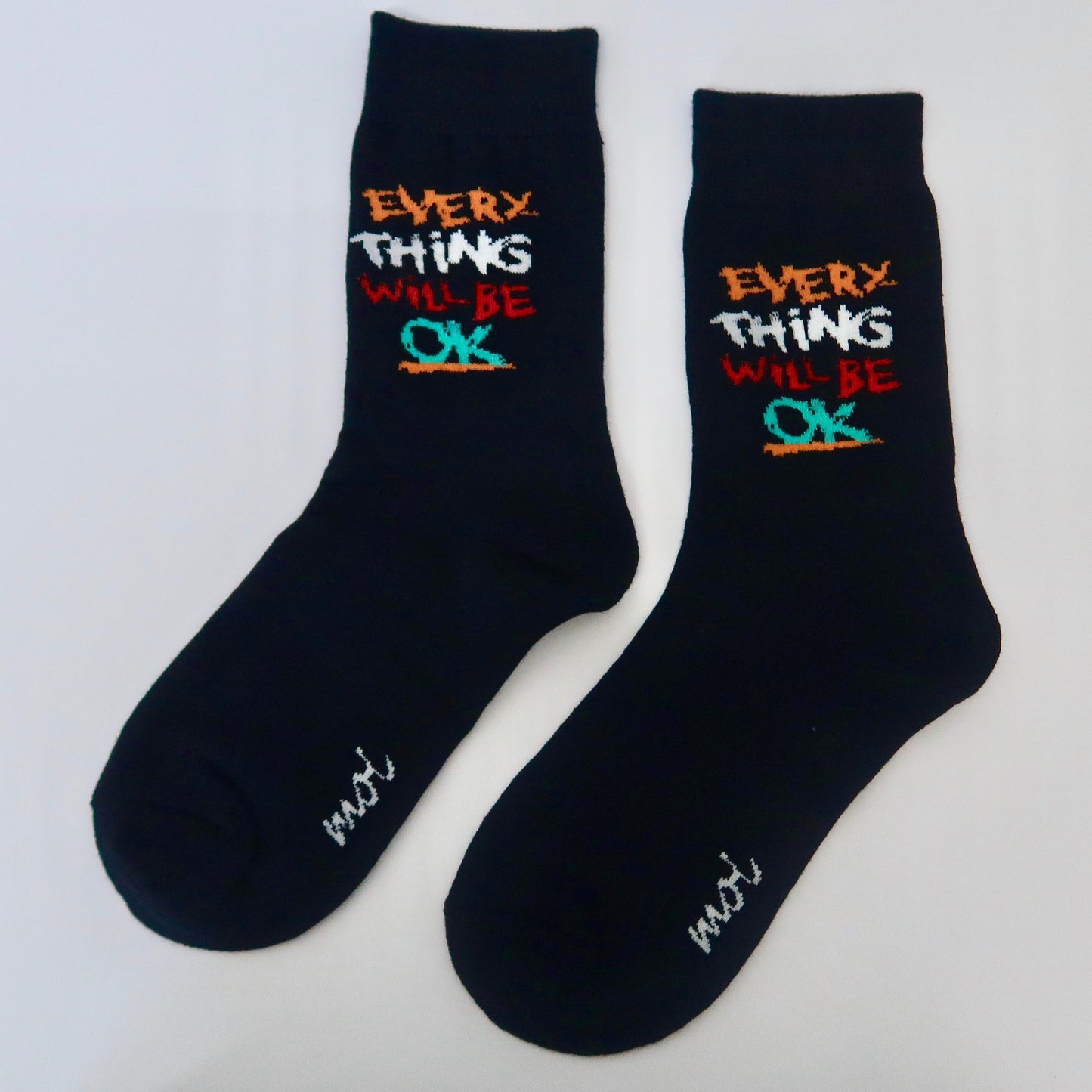 Everything Will Be Ok Adult Socks