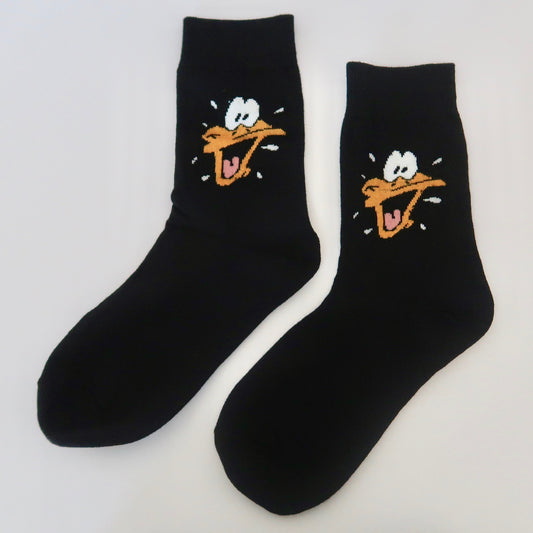 Design - Donald Duck Black Socks