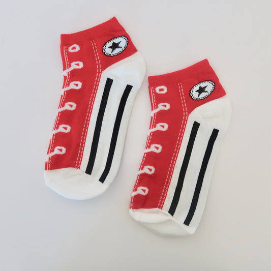 Red Converse Adult Socks