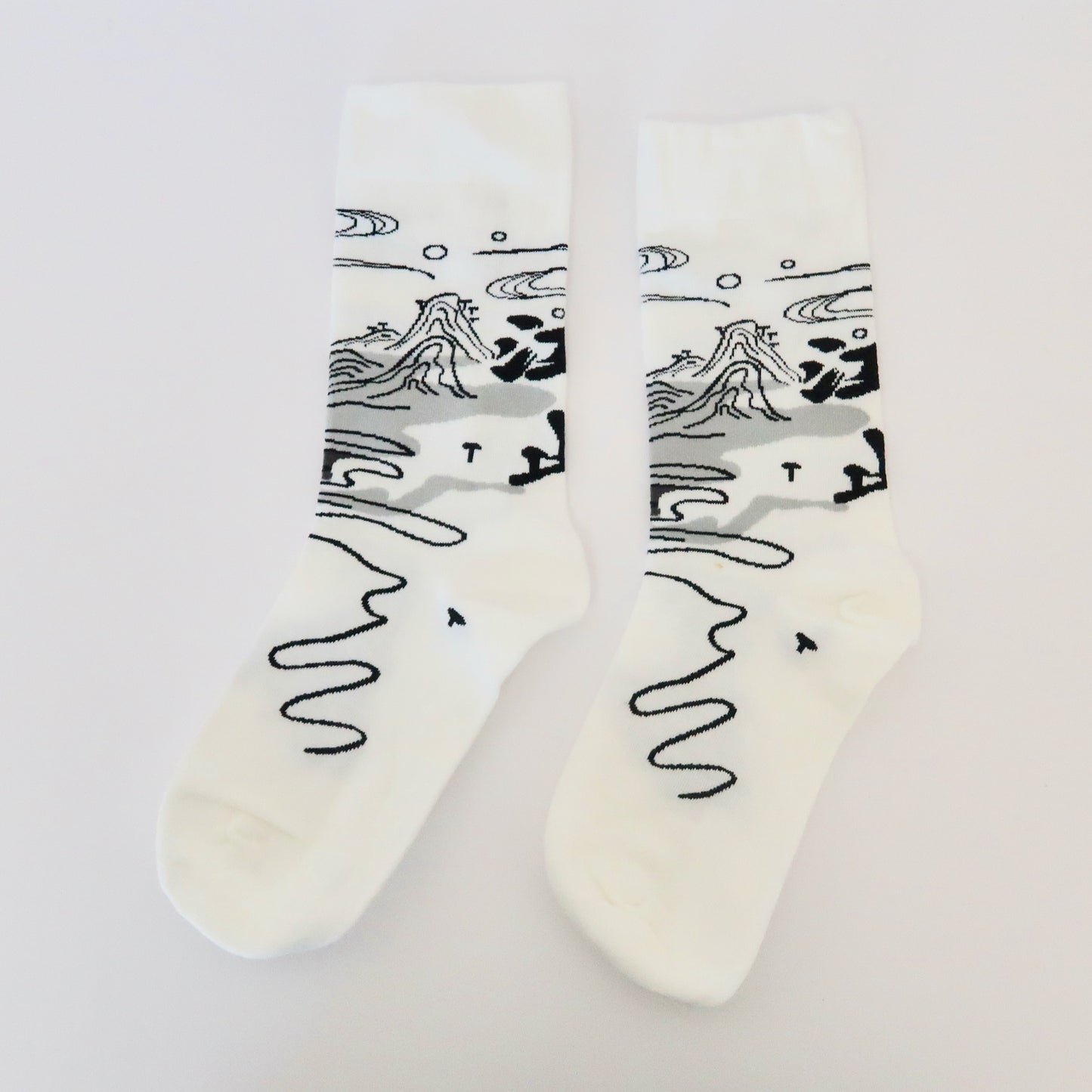 Nature Abstract Adult Socks