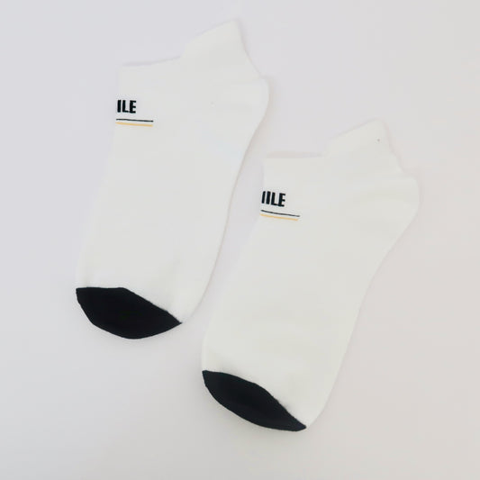 White Adult Socks