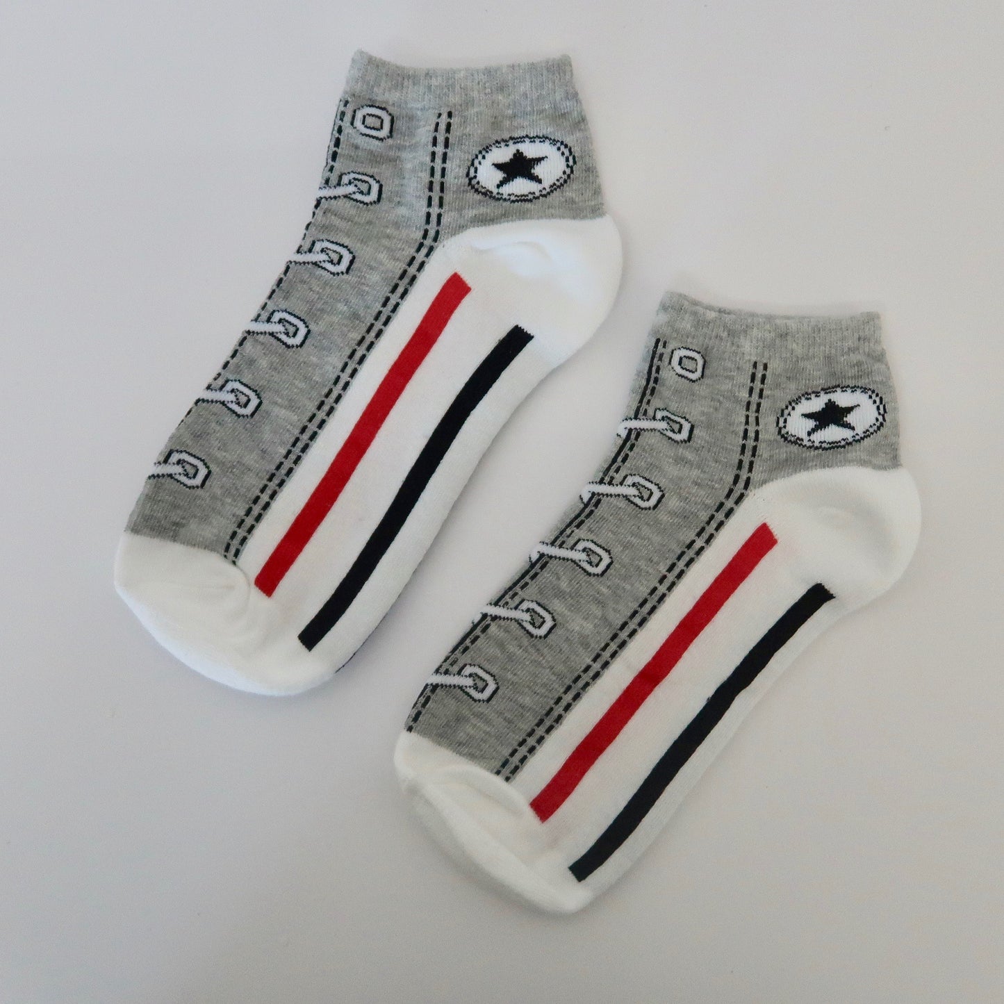 Grey Converse Adult Socks